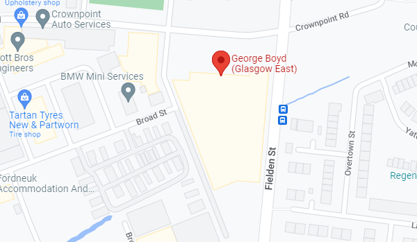 Get directions to the George Boyd Glasgow East branch