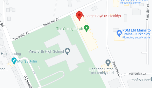 Get directions to the George Boyd Kirkcaldy branch
